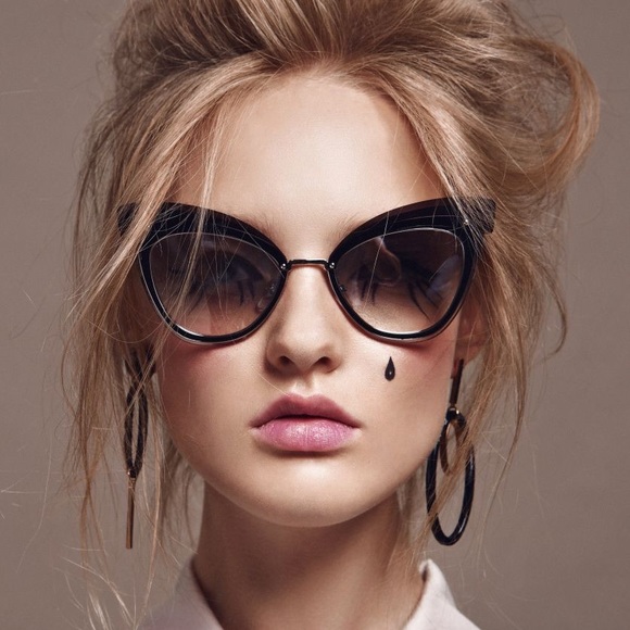 Marc Jacobs Oversize Cat Eye butterfly Sunglasses - Picture 2 of 8